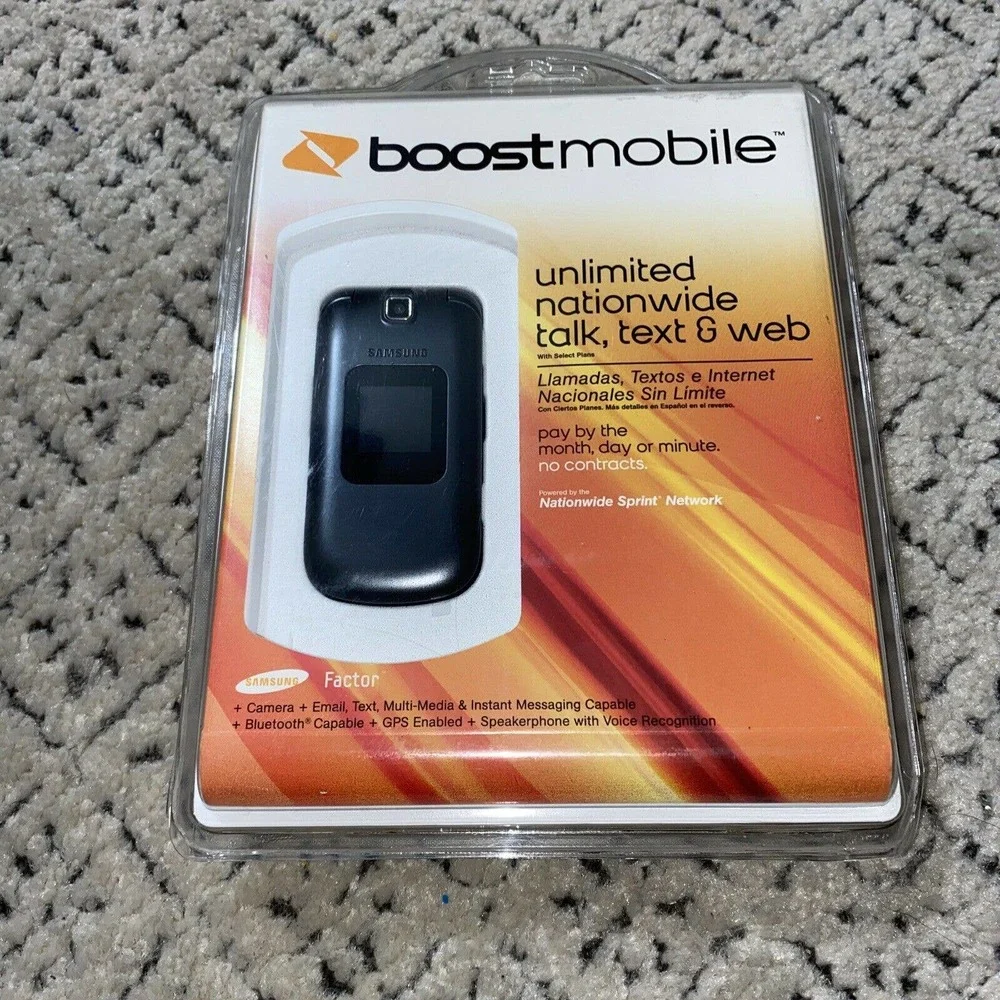 Samsung M260 Factor Boost Mobile Cell Phone Camera New Factory Sealed
